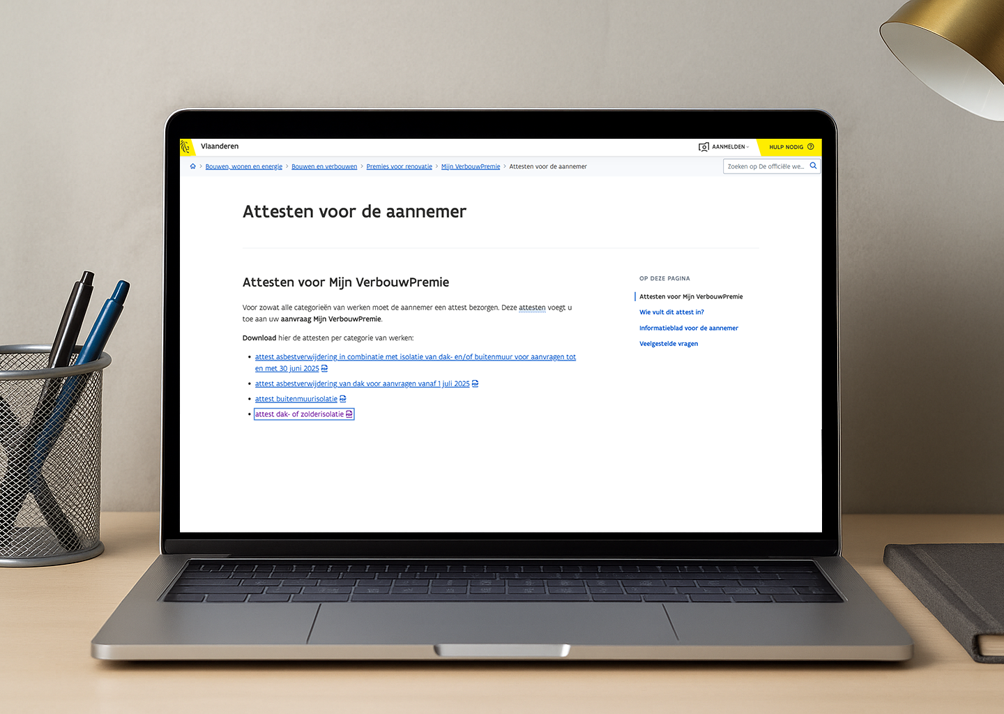 Snel een attest invullen voor een premie? Cedral helpt je!