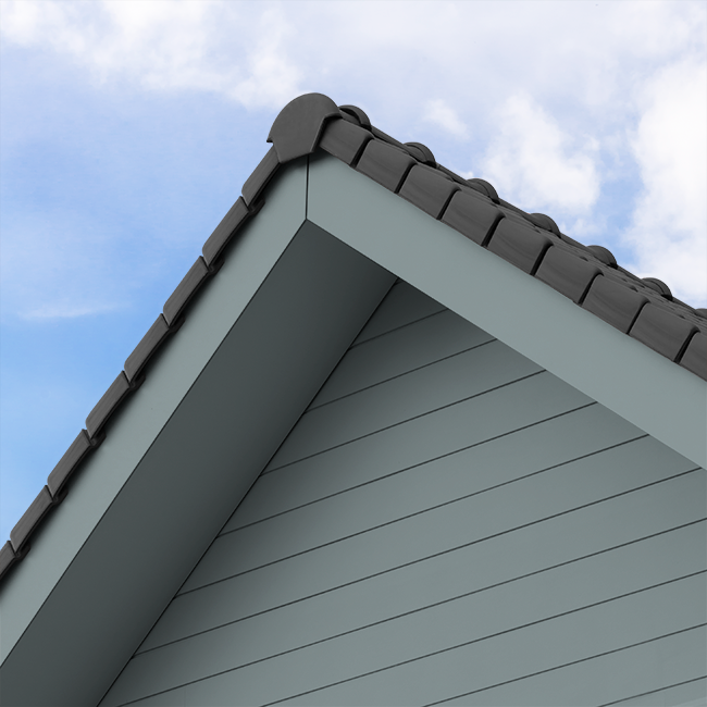 Finishing a facade with Cedral Board