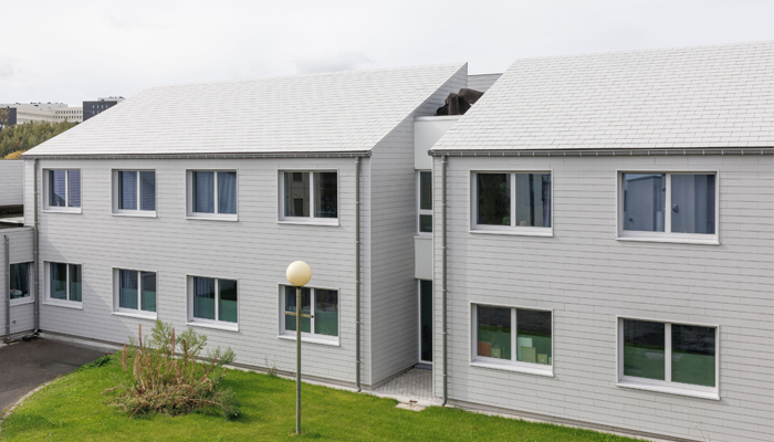 Les ardoises et les panneaux de Cedral ont joué un rôle majeur dans cette rénovation.