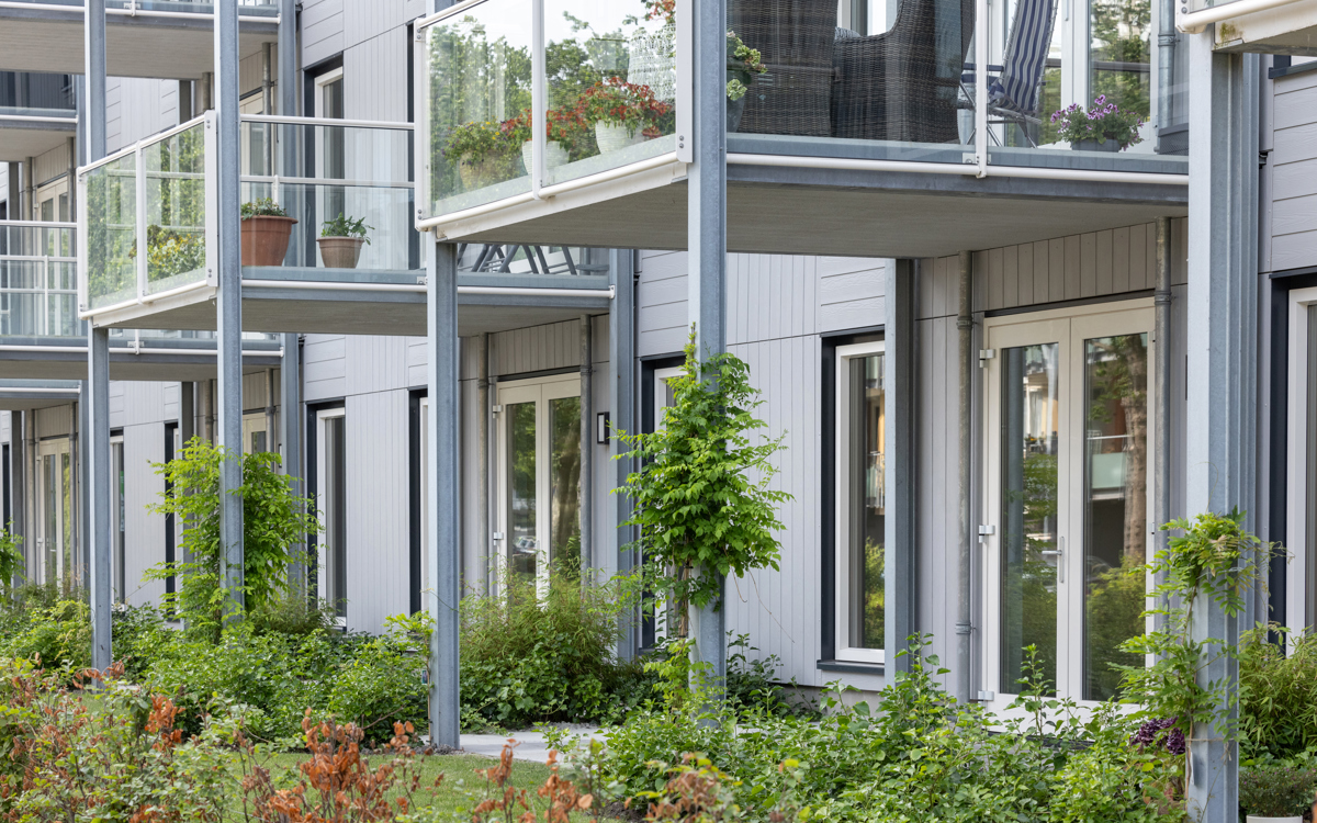 Lames verticales et horizontales pour un concept unique de logement néerlandais