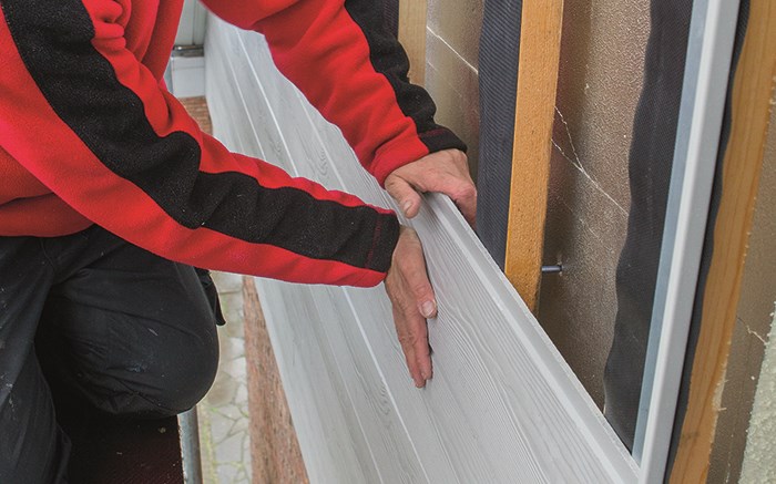 Care-free renovation install fiber-cement cladding on your facade yourself