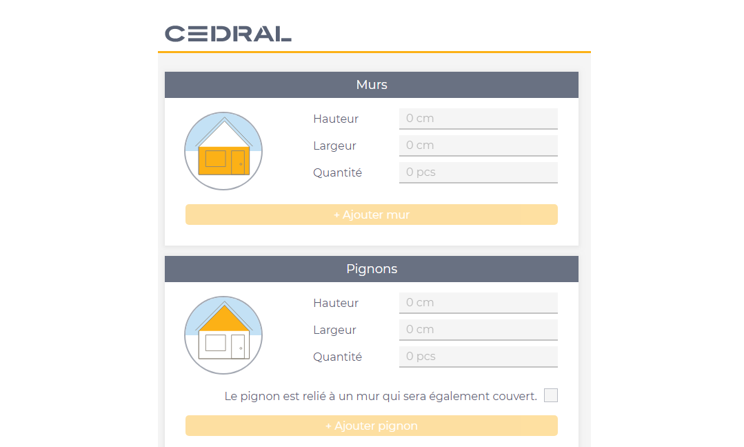 Calculateur Cedral : estimez la quantité de matériaux pour vos travaux de façade