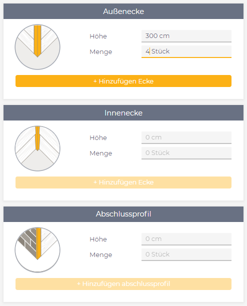 Berechnungstool Fassadenpaneele – Benutzerhandbuch