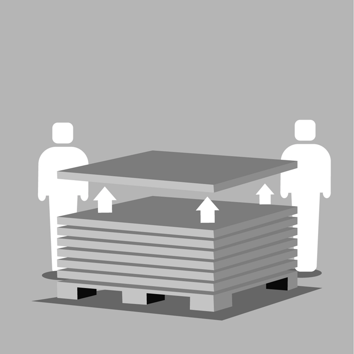 Faserzement Transport