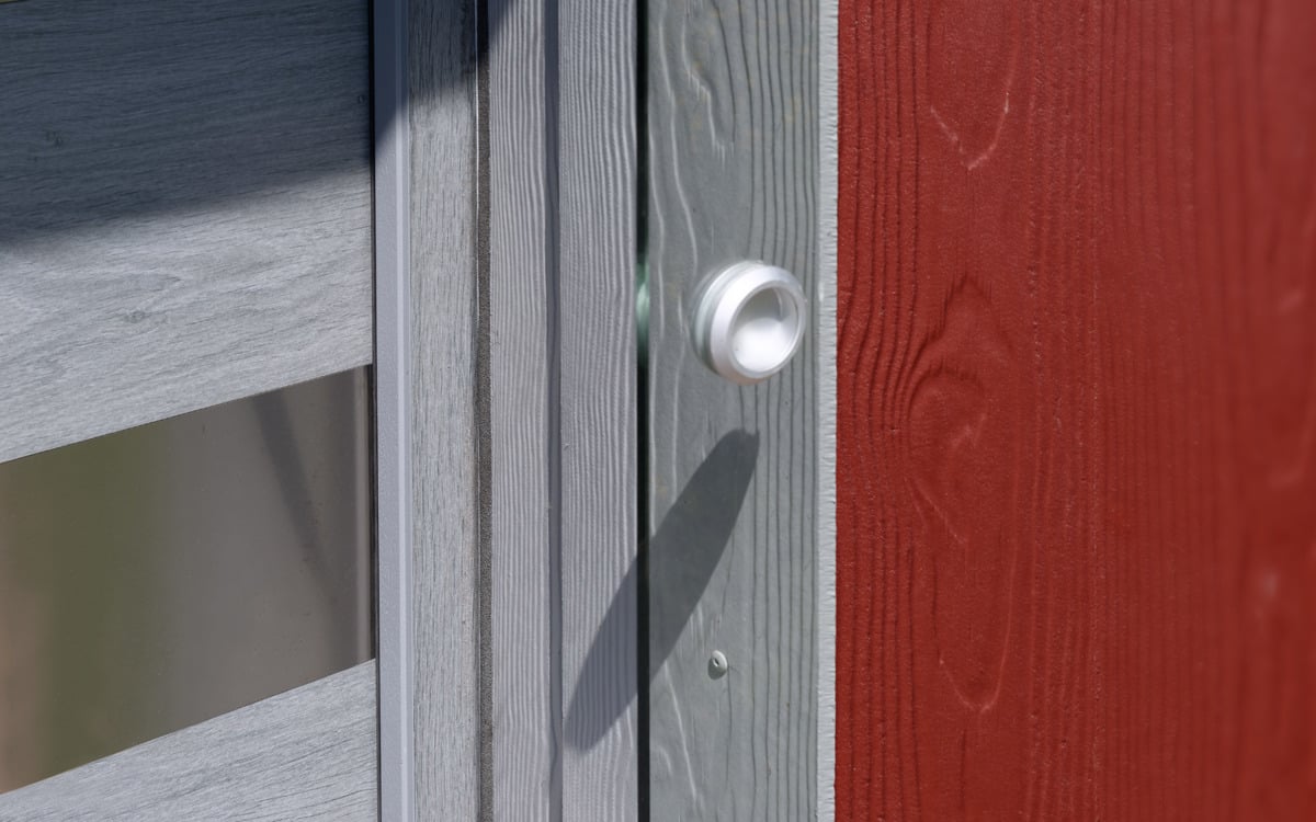 Farbige Cedral Fassadenschraube