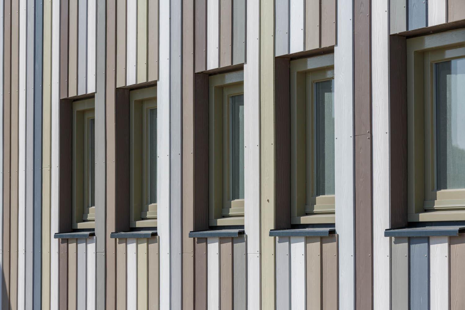 Colors of facade cladding