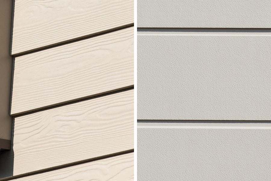 different Cedral cladding design finishes 