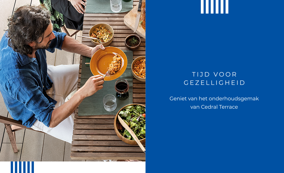 Tijd voor gezelligheid, tijd voor Cedral Terrace