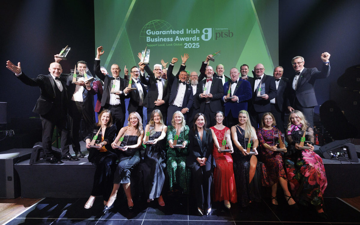 Etex Ireland named Construction, Engineering and Manufacturing winner at the Guaranteed Irish Business Awards 2025