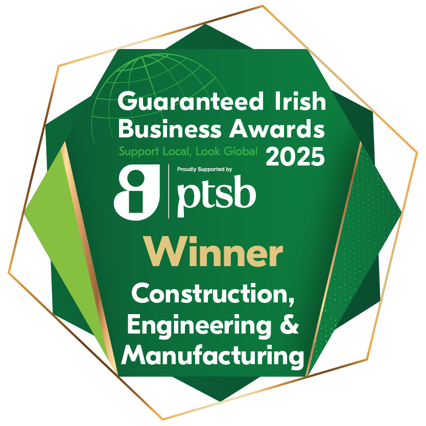 Etex Ireland named Construction, Engineering and Manufacturing winner at the Guaranteed Irish Business Awards 2025