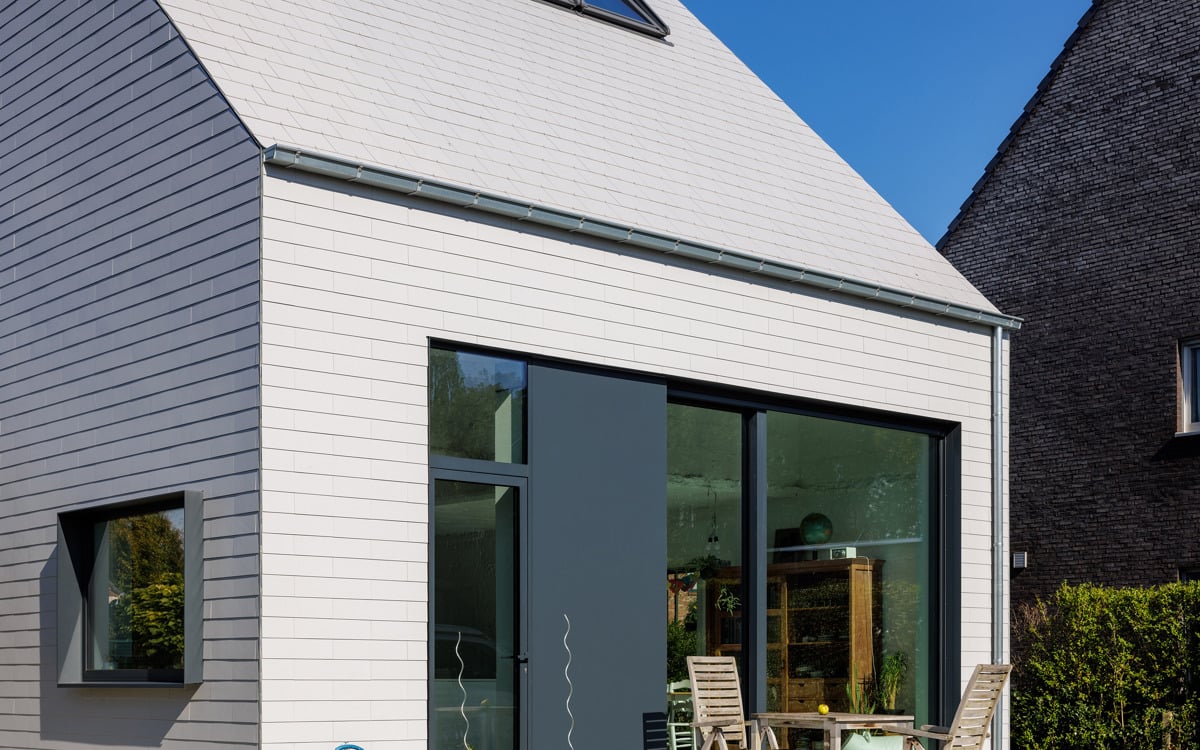 Lichte gewicht van leien biedt renovatiemogelijkheden met bestaande draagstructuur