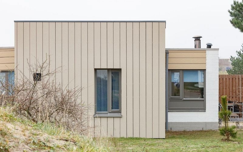 sand colour exterior cladding