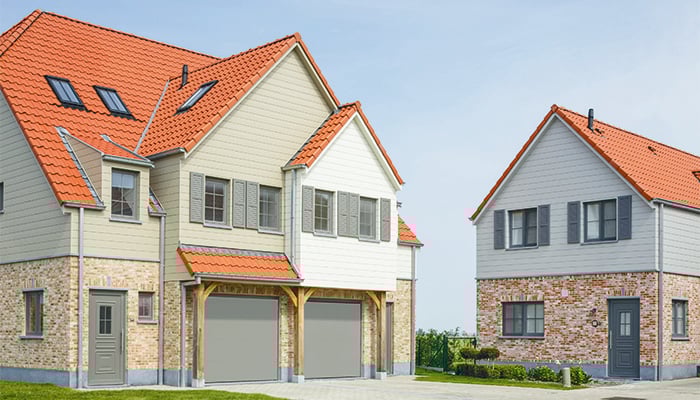 Medinio fasado estetika be dažymo