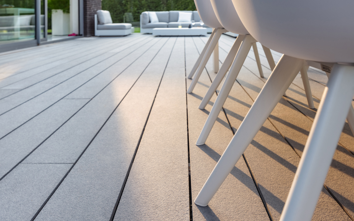 Terrasse aus Holz