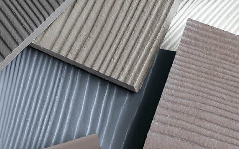 cedral grey and light blue weatherboards