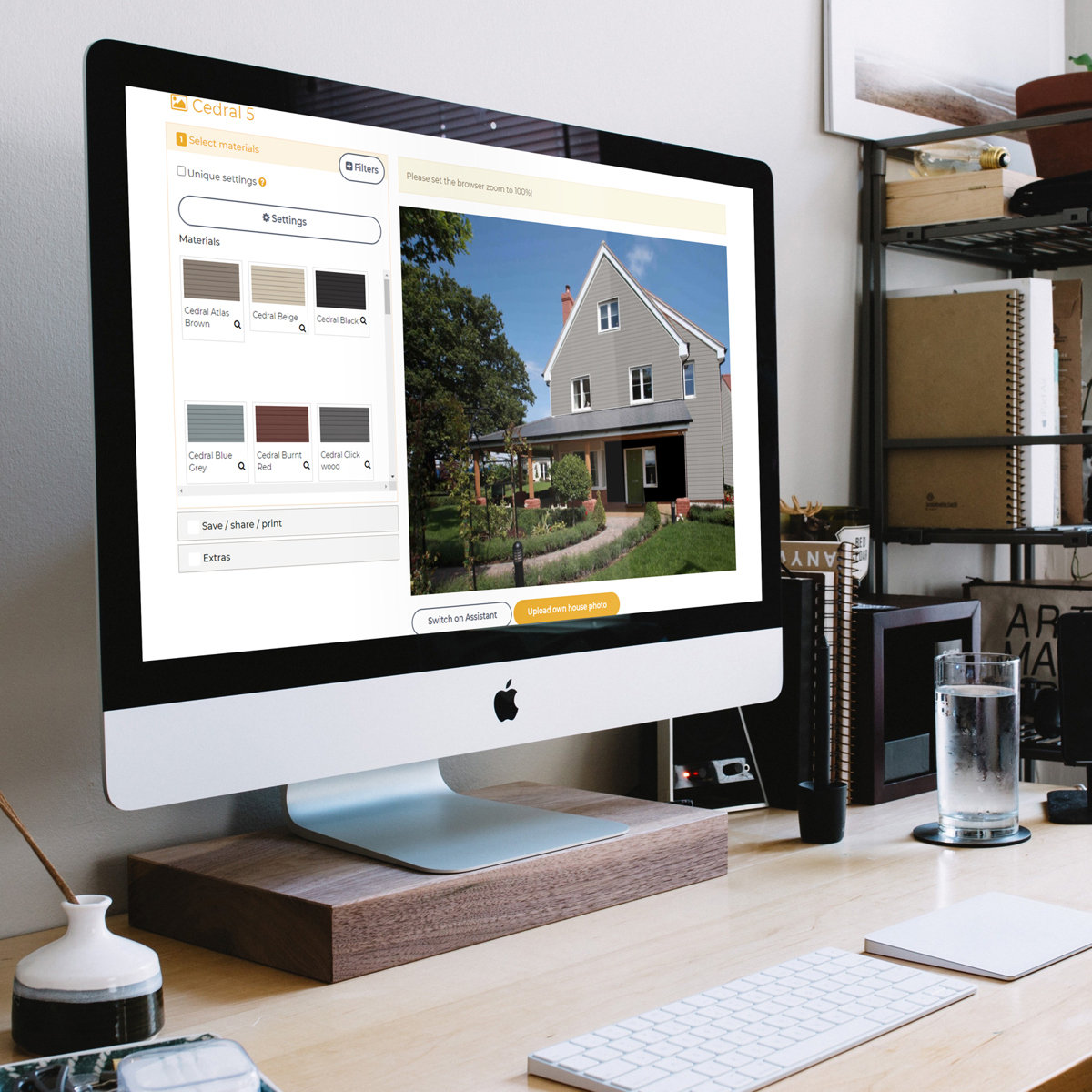 Visualisation Tool: the online simulator to customise the facade of your house 