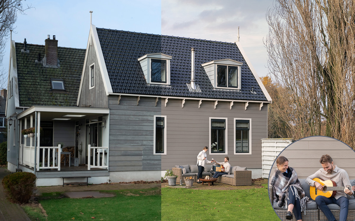 Zelf onze cottage renoveren met Cedral sidings! Resultaat? Een tijdloze en elegante make-over