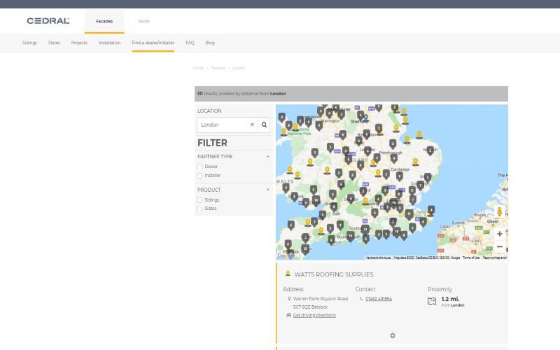 Looking for a dealer? You can find them here!