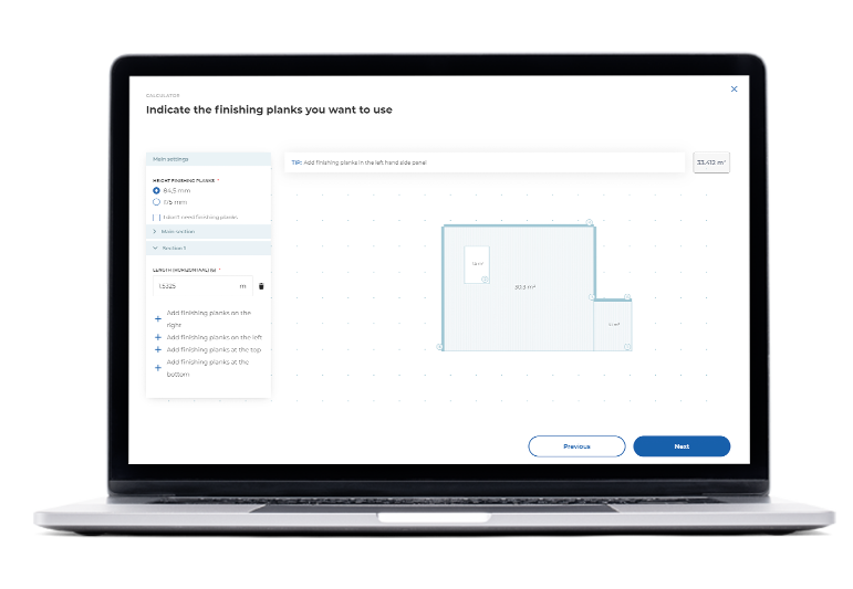 5. Calculate your terrace