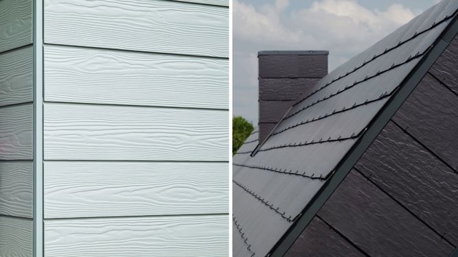 Cedral siding and slates