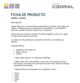 Ficha Técnica Cedral