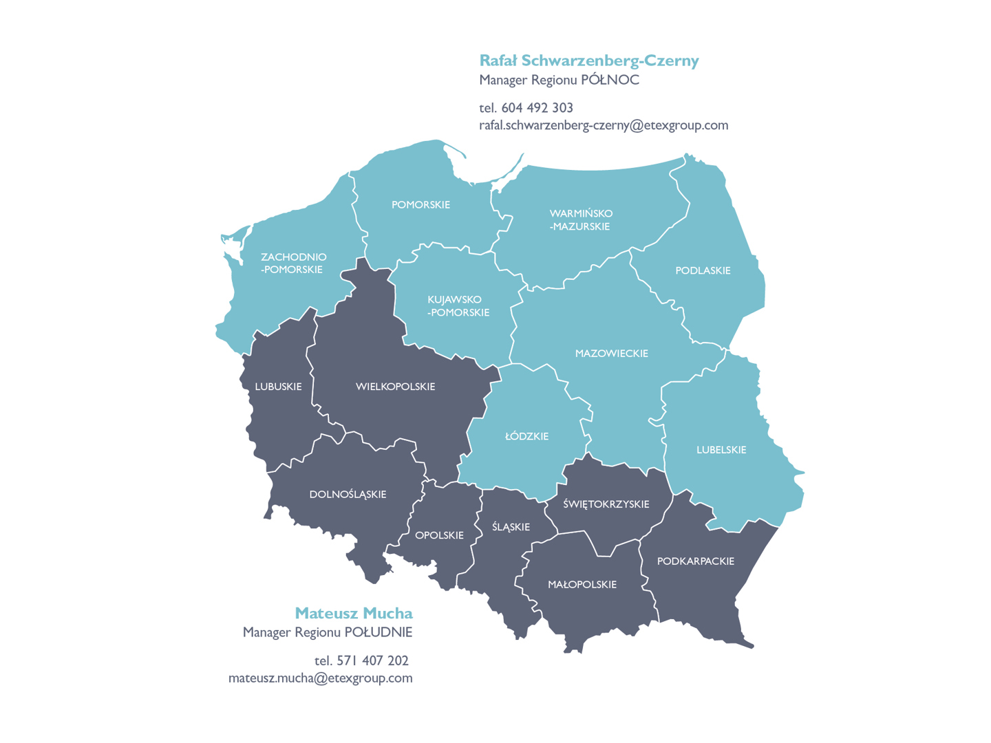 mapa przedstawicieli CEDRAL 2025