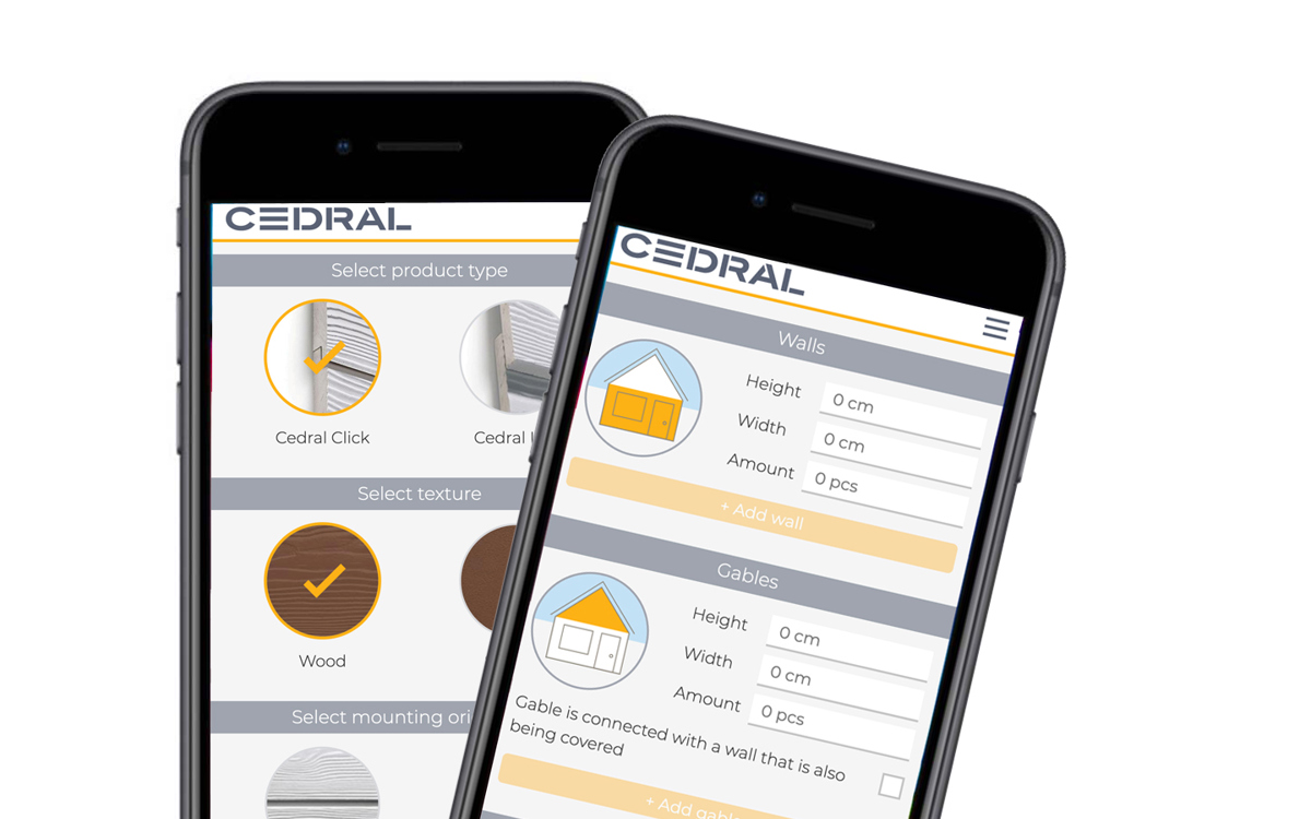 Cedral Calculator for your facade cladding