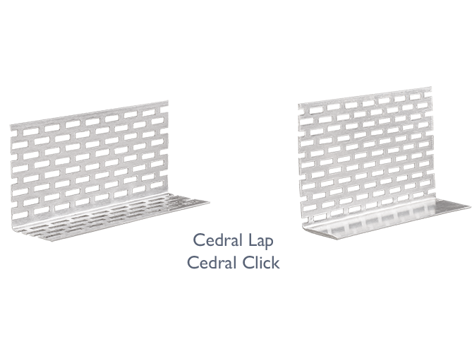What trims do i need? - Cedral perforated closure