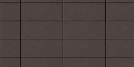 Vertical pattern smooth dark brown - Vertikalldeckung Dunkelbraun Glattt