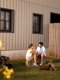 La casa de la laguna Siding Cedral natural