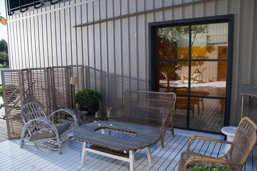 Casa de la Laguna Siding Cedral natural