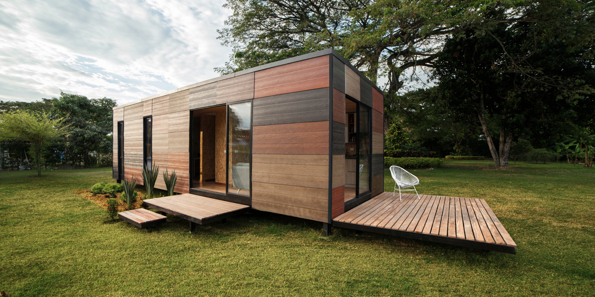 Vivienda modular con Cedral Ranurado3/6