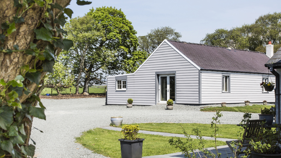 Cedral Lap fibre cement shiplap cladding in Grey