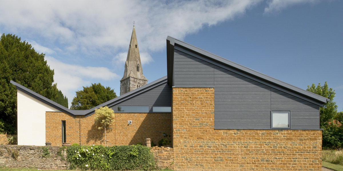 Cedral Click fibre cement cladding in Slate Grey