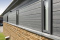 Cedral Click fibre cement cladding in Slate Grey