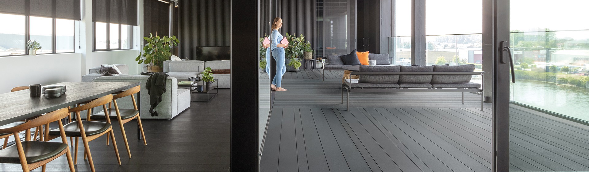 Profiter du toucher doux des lames Cedral Terrasse
